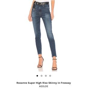 AGOLDE Super High Rise Skinny Jean